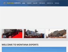 Tablet Screenshot of montanaexports.com